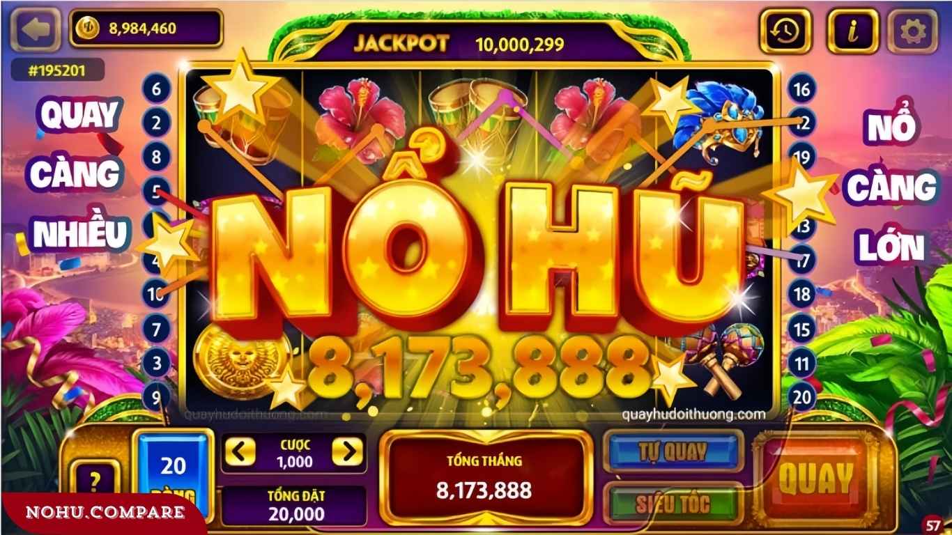 Ưu điểm của game nổ hũ online