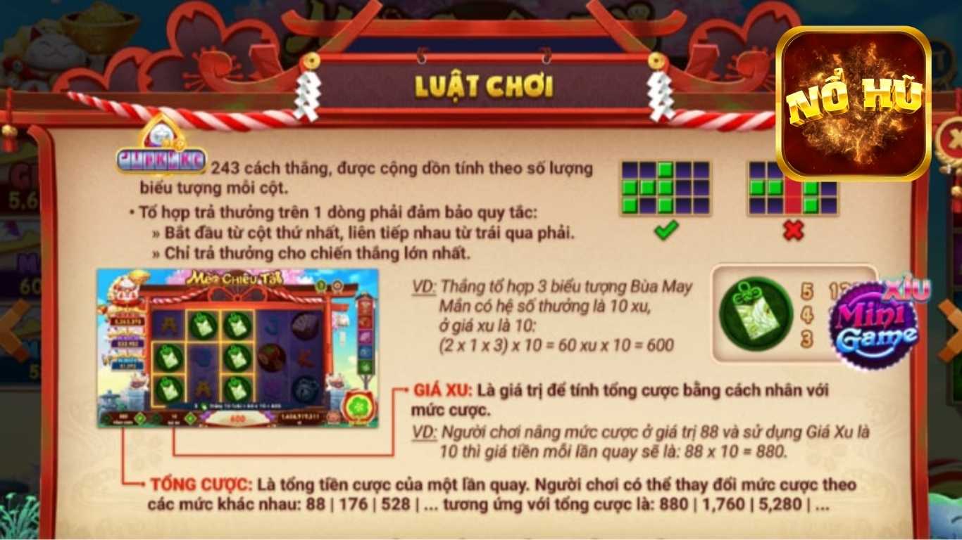 Hướng dẫn chi tiết cách chơi game nổ hũ Mèo Chiêu Tài 