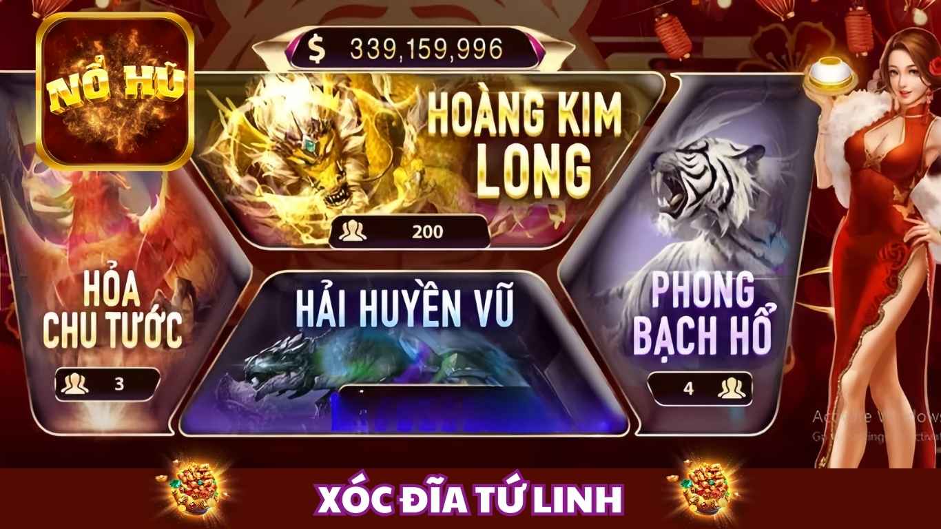 Xóc Đĩa Tứ Linh - Game Đổi Thưởng Uy Tín, Tiền Thưởng Lớn